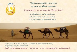 Trek désert Maroc